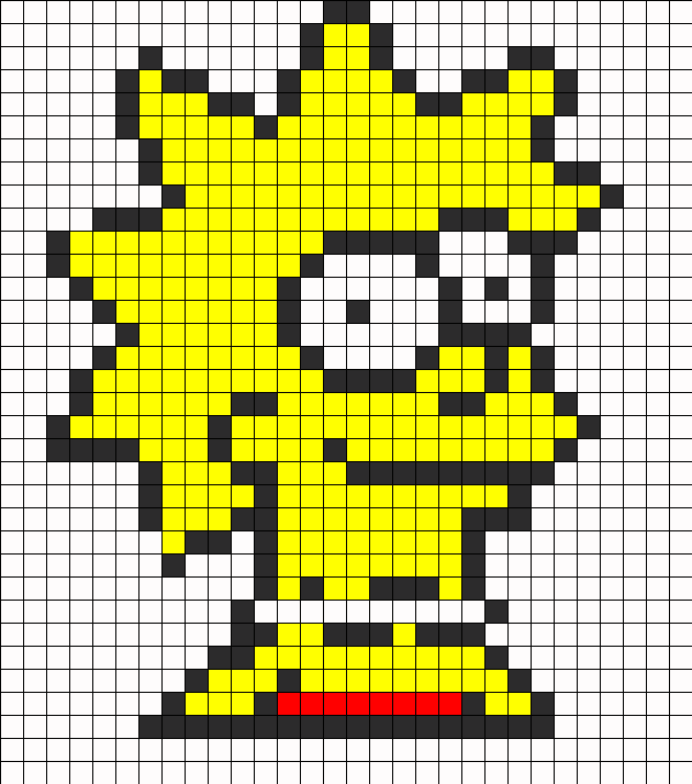Lisa Simpson pixel art