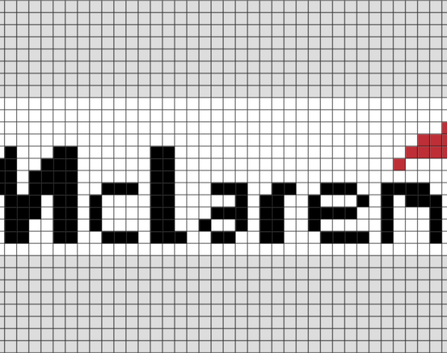 McLaren pixel art