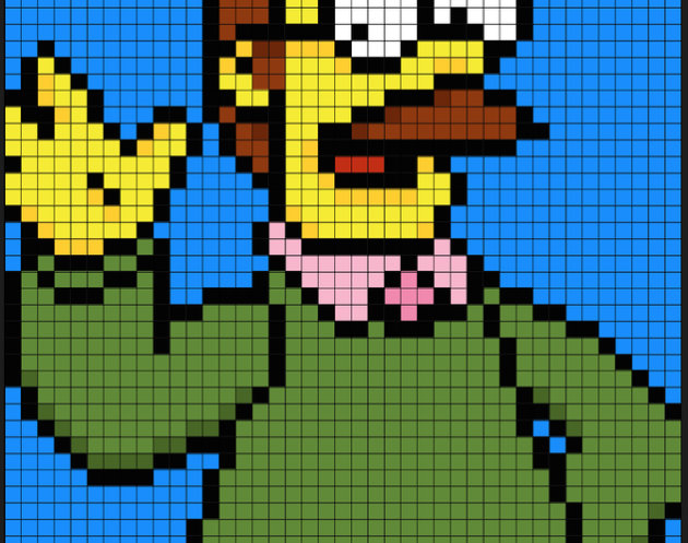 Ned Flanders pixel art