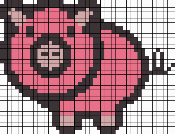 Schwein pixel art