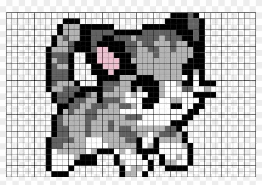 Süße Katze pixel art