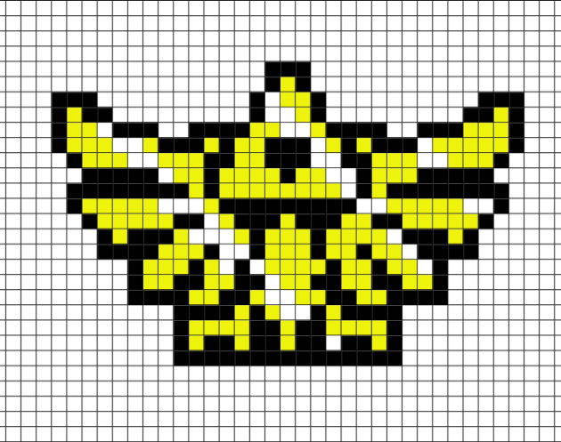 Triforce pixel art