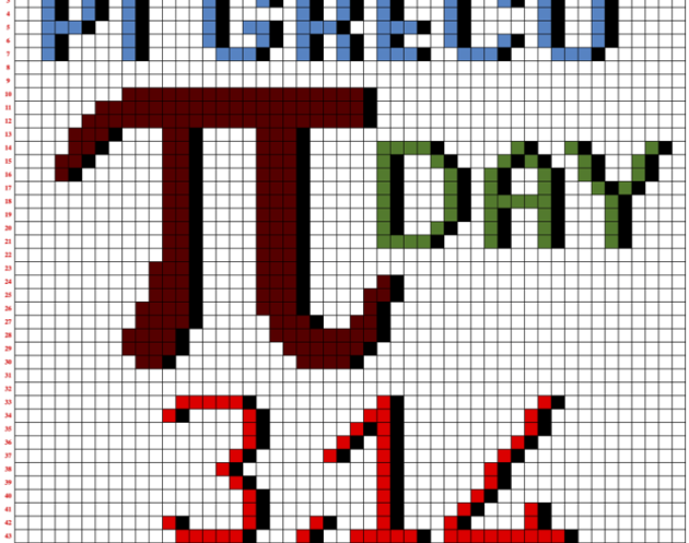 pi greco pixel art