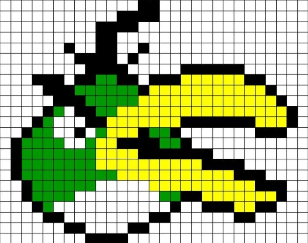 Angry Birds pixel art