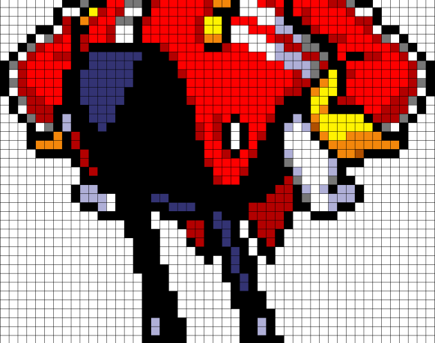 Dr. Eggman pixel art