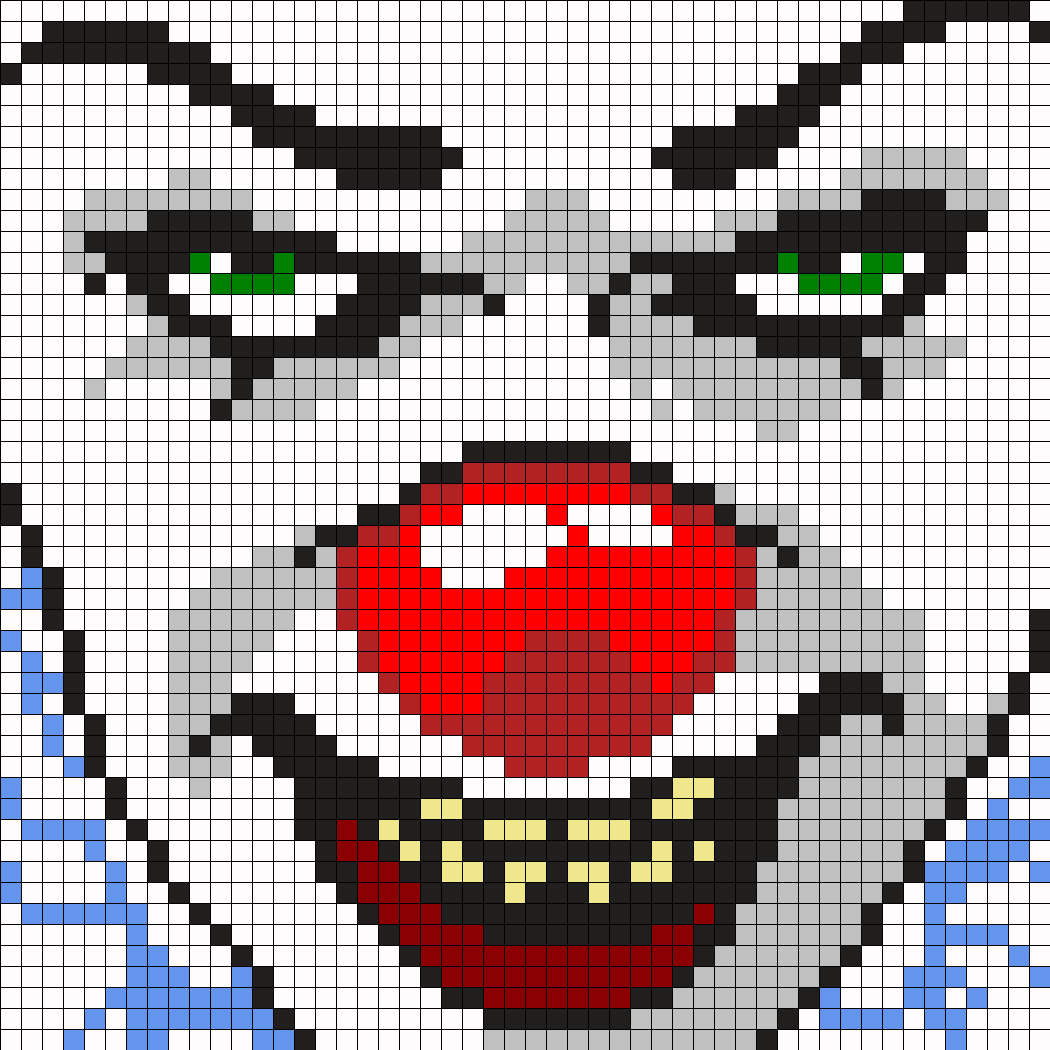 IT Clown pixel art