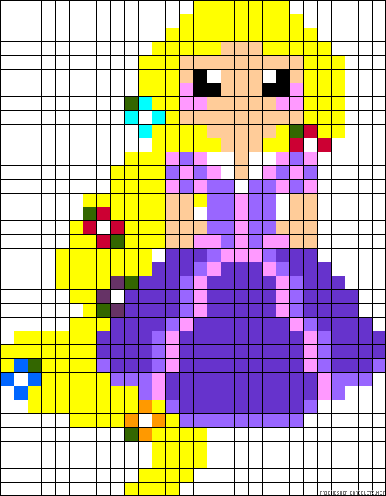 Rapunzel pixel art