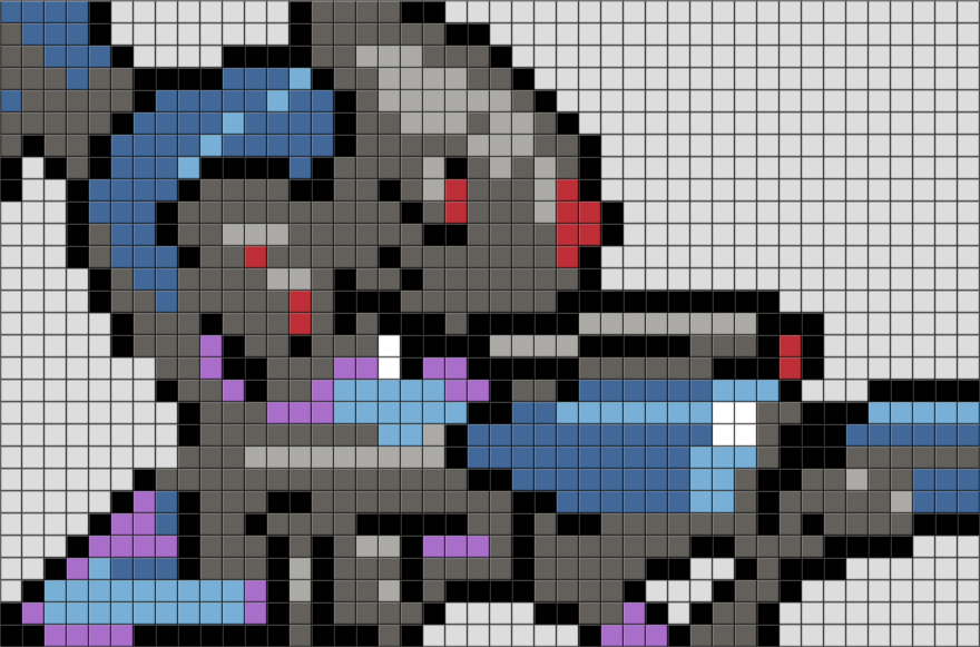 Widowmaker pixel art