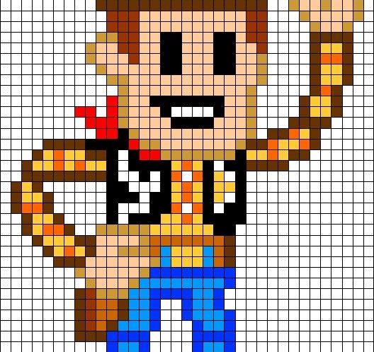 Woody pixel art