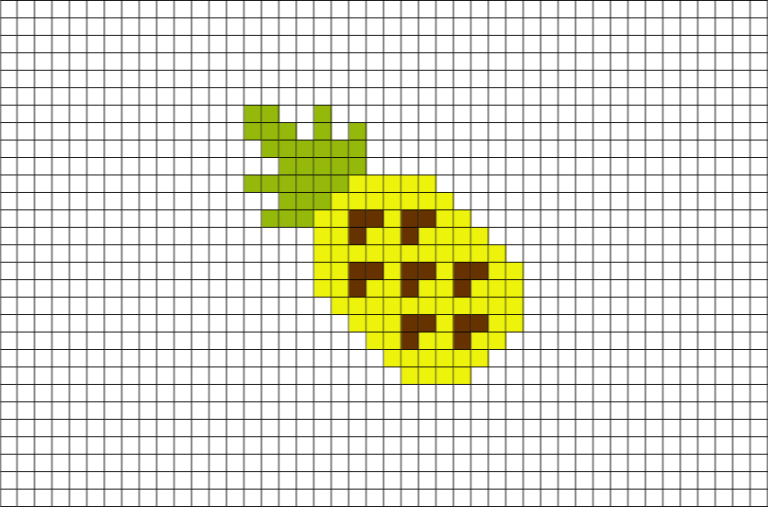 Ananas Pixel Art T L Chargement Gratuit Pixelart De