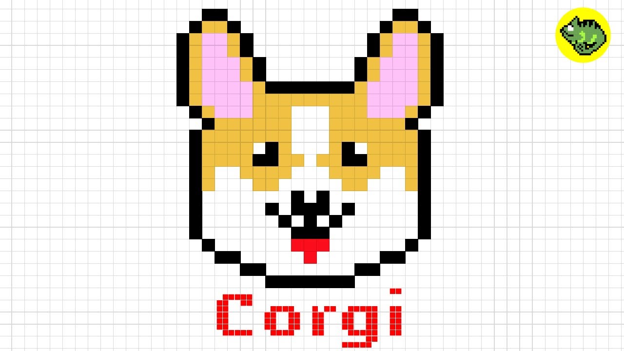 Corgi pixel art