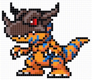 Digimon pixel art