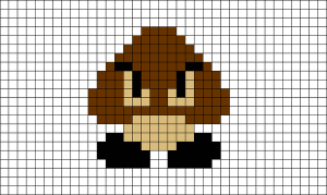 Goomba pixel art