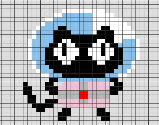 Steven Universe Kurabiye Kedisi Pixel Art