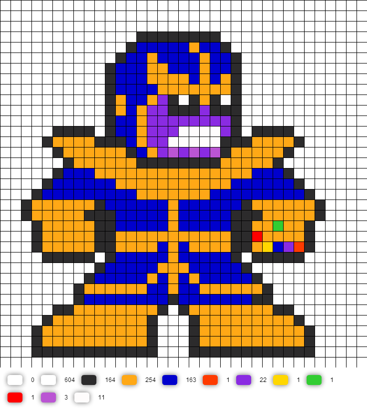 Thanos pixel art