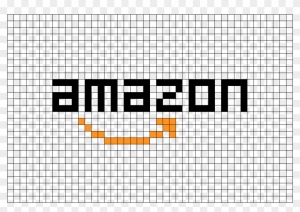 Amazon Logo pixel art