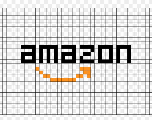 Amazon Logo pixel art