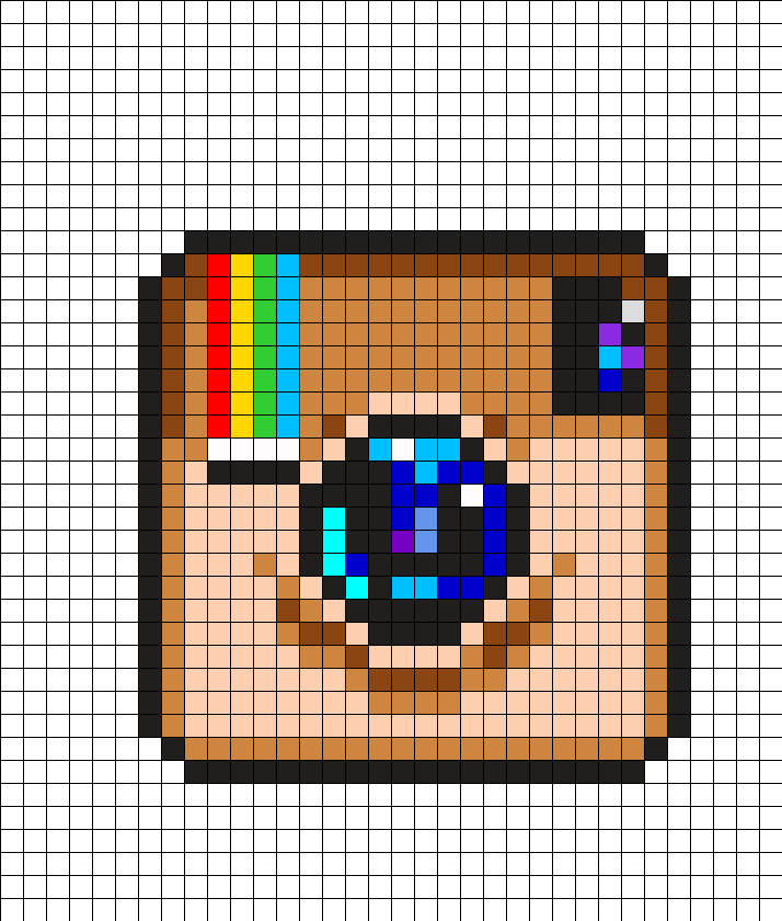 Logo Instagram pixel art