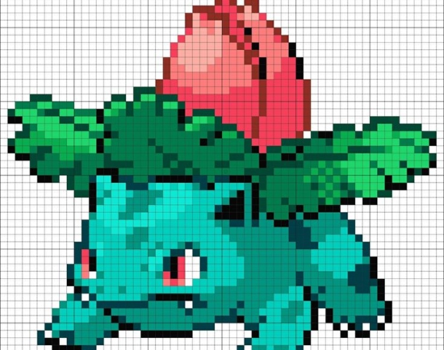Ivysaur pixel art