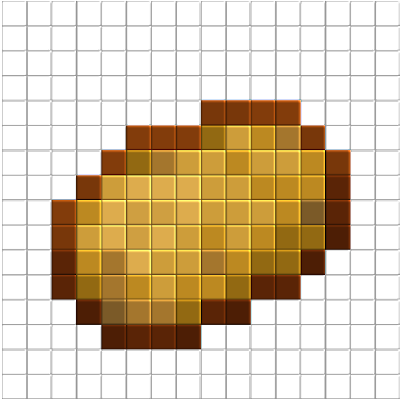 Pommes de terre pixel art