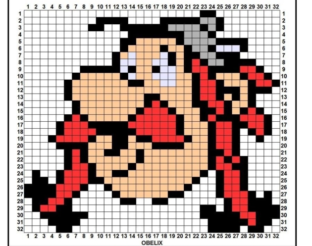 Obelix pixel art