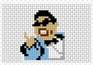 PSY Gangnam Style pixel art