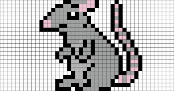 Ratte pixel art