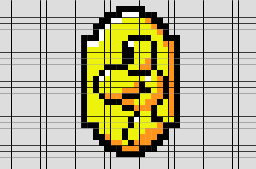 Yoshi coin pixel art