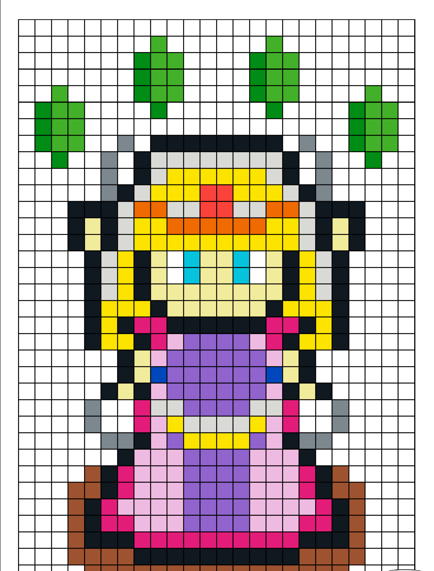 Prinzessin Zelda pixel art