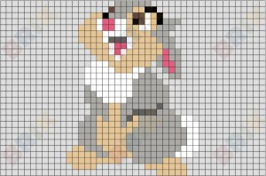 Thumper pixel art