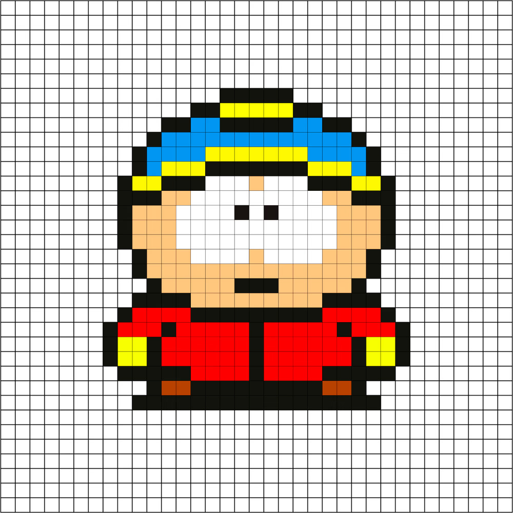 cartman pixel art