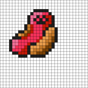 Hotdog pixel art