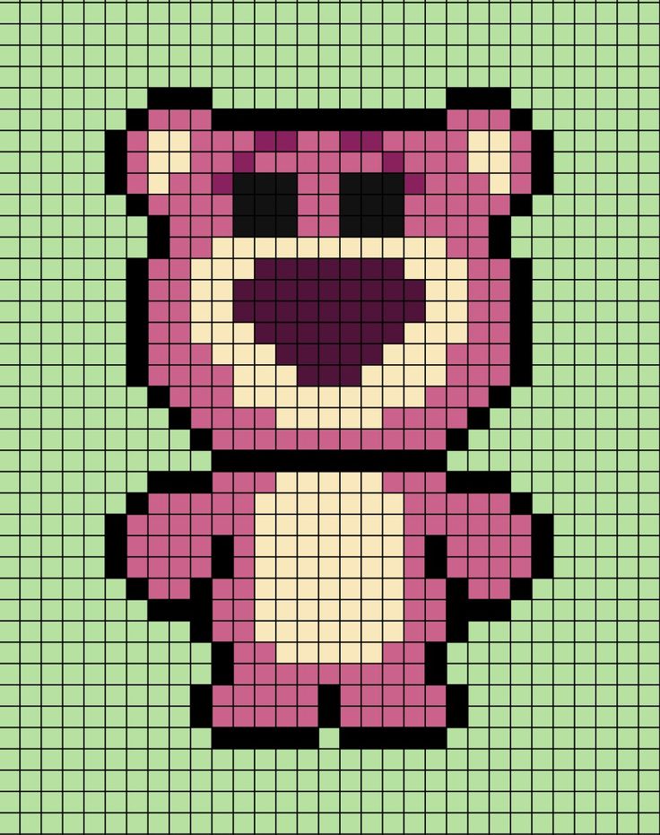 Lots-o'-Huggin' Bear pixel art
